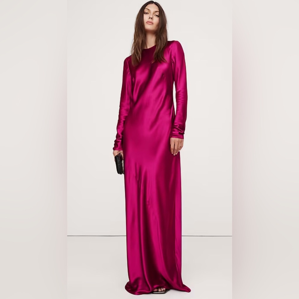 Banana Republic Abigail Silk Maxi Dress